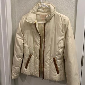 Given to Charity - Micheal Kors, puff coat, leather detailing